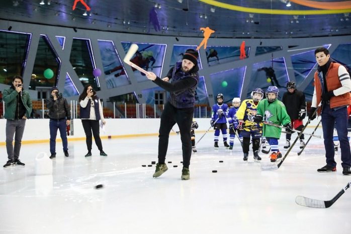 В Астане отметили 100 дней до начала зимних Олимпийских Игр-2018