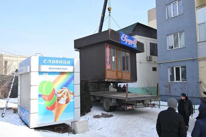 102 киоска и 109 силомеров демонтировано за три дня в Алматы