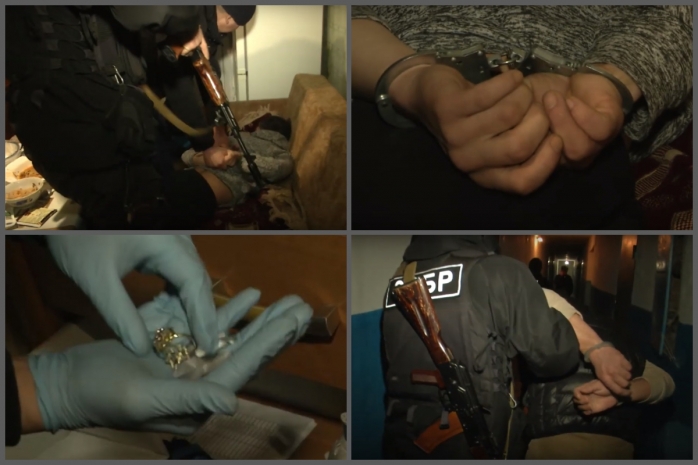 Опубликовано видео задержания группы квартирных воров в Алматинской области