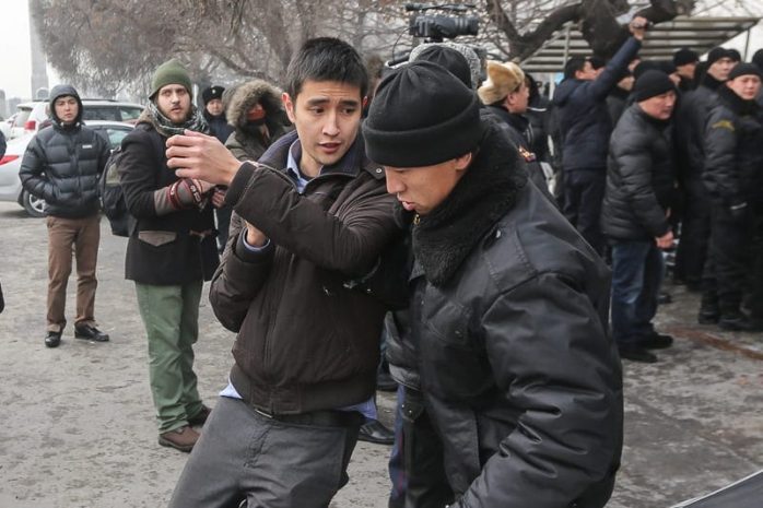 Как митинговали в Алматы. ФоторепортажЭксклюзив