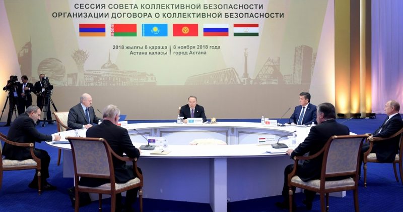 Сессия Совета коллективной безопасности ОДКБ началась в Астане