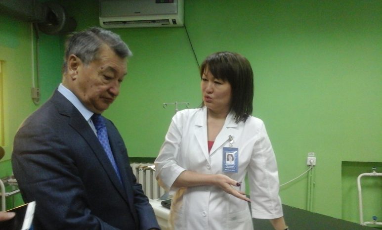 Даниала Ахметова удручает состояние онкодиспансера в Усть-Каменогорске. ФОТО