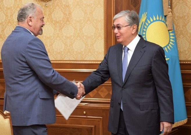 Президент встретился с Тунгышбаем Жаманкуловым