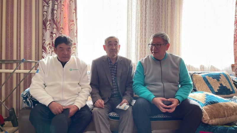 Кандидаты от партии Amanat встретились с жителями Жуалынского района