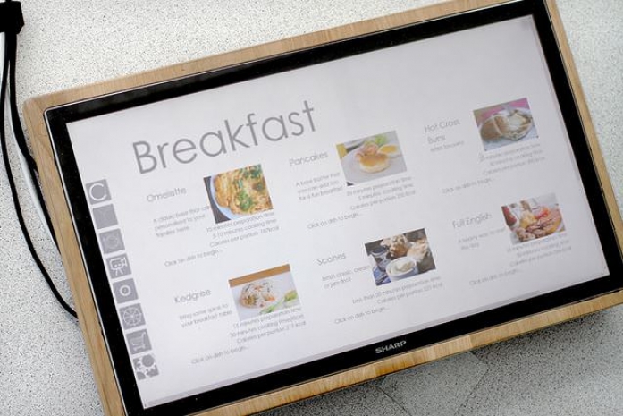 Шинковать капусту можно на планшете