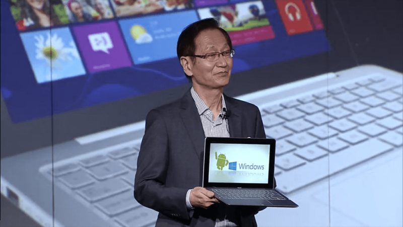 Asus выпустила планшет-гибрид на Android и Windows 8