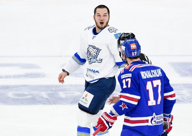 Скандальный казахстанский тафгай Рыспаев вызван на игру с «Авангардом»