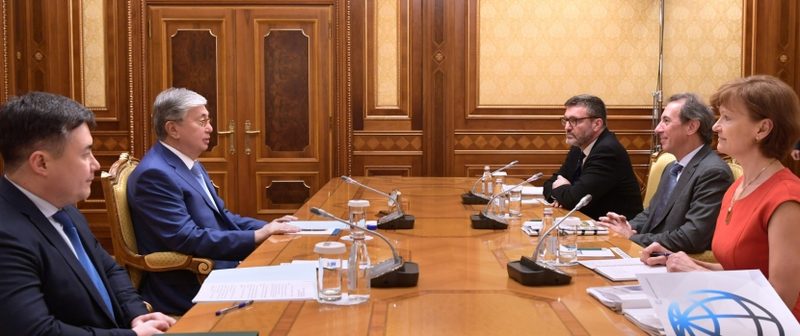 Токаев встретился с вице-президентом Всемирного банка