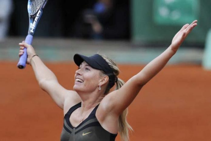 Шарапова стала лучшей теннисисткой месяца по версии WTA