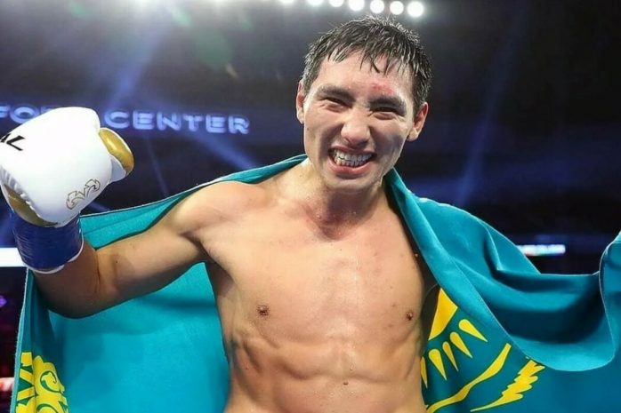 Глава государства поздравил боксера Жанибека Алимханулы с победой