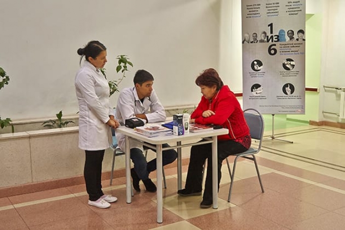 Алматинцев научили профилактике инсультаЭксклюзив