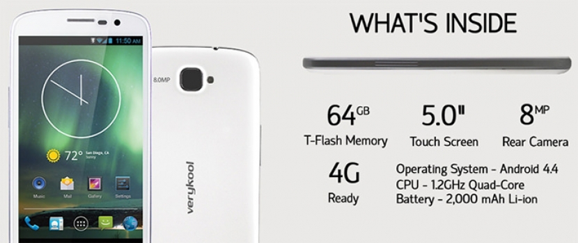 InfoSonics verykool SL5000: Смартфон среднего уровня