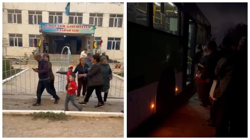 Жителей пригорода Семея эвакуируют из-за плотного задымления