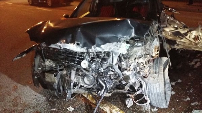 Очередное ДТП на Аль-Фараби с участием трактора (ФОТО)