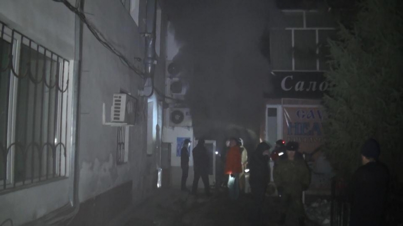 Сауна горела в Алматы