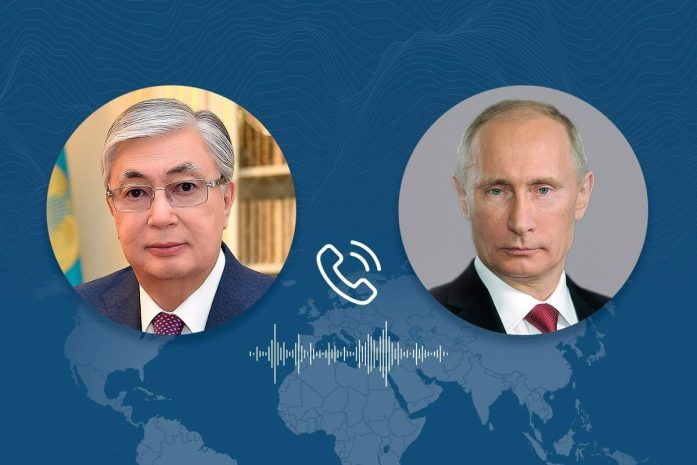 Телефонный разговор провели президенты Казахстана и России