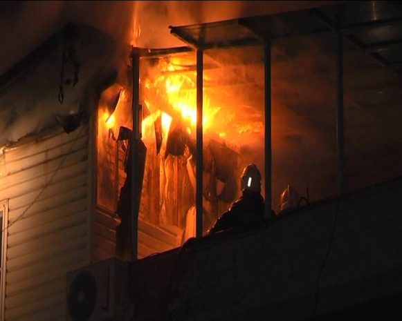 В Алматы горит детский сад [фото]