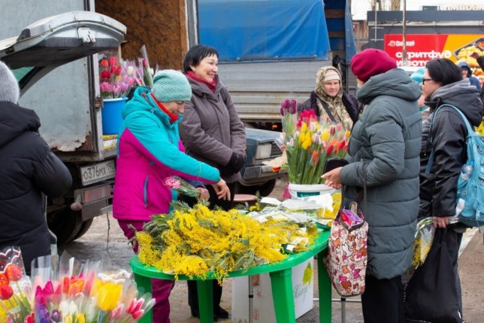 Алматыда 8 наурызға гүл сату үшін 1150 сауда орны анықталды