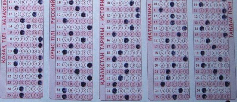 Трое выпускников удалены из аудиторий за нарушение правил ЕНТ