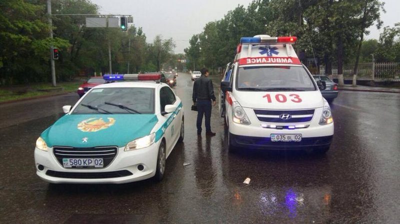 Полиция Алматинской области задержала водителя, сбившего пешехода