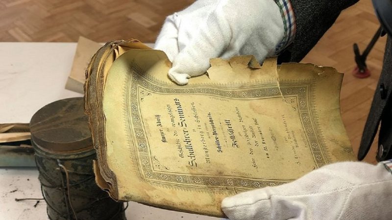 Найдена самая старая в Европе капсула времени