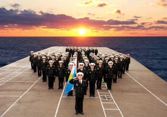 В Актау отметили 22 годовщину создания Военно-морских сил ВС РК