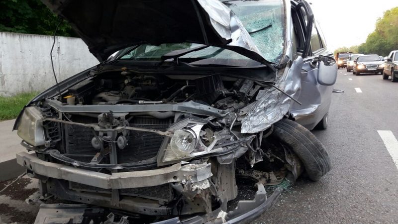 Два человека пострадали в ДТП напротив кладбища в Алматы. ФОТО