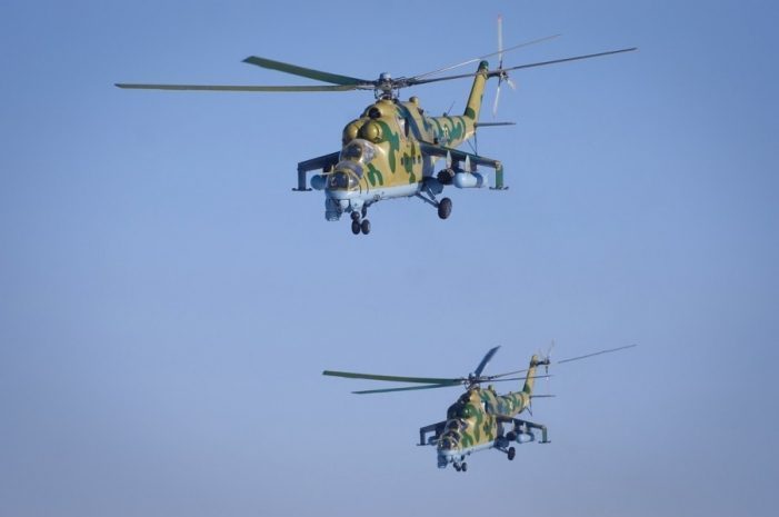 Авиация Погранслужбы РК «нанесла» удар по наземным целям на юге