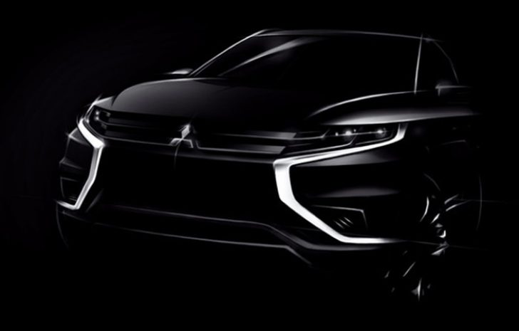 Новый гибридный кроссовер Mitsubishi: Первые изображения