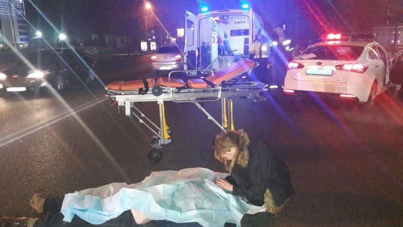 В ночь на 1 декабря в Алматы сбили еще одного пешехода