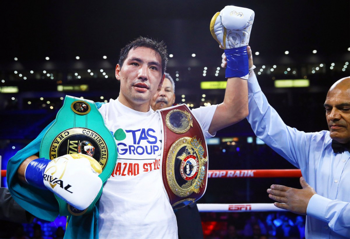 Стало известно о переносе боя Жанибека Алимханулы с с экс-чемпионом мира