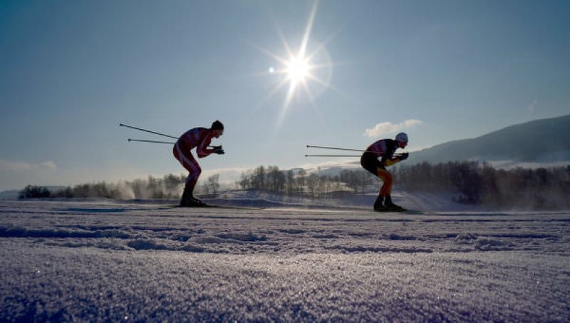 В Актобе прошли соревнования по лыжным гонкам среди полицейских