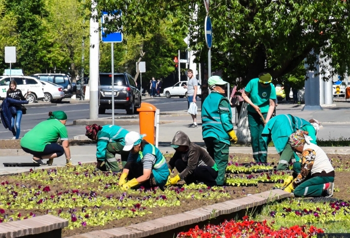 8,6 миллиона цветов посадят в Нур-Султане