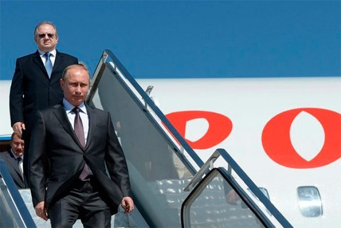 Владимир Путин прибыл в Минск