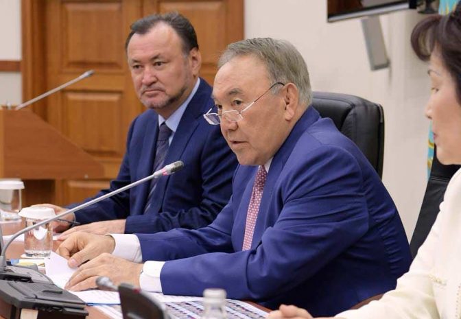 Н. Назарбаев: «Мы дали возможность правительству спокойно работать»