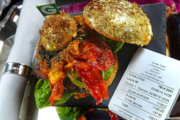 В Лондоне представили самый дорогой гамбургер
