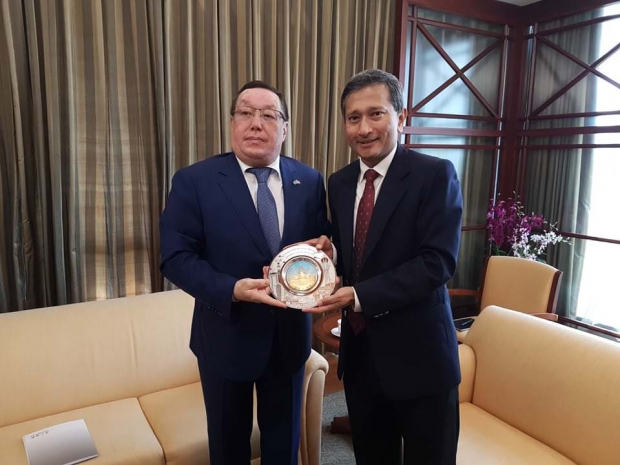 Казахстан является лидером экономического развития в ЦА – министр иностранных дел Сингапура