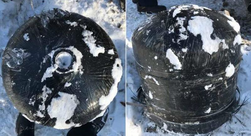 В машину американца угодил НЛО