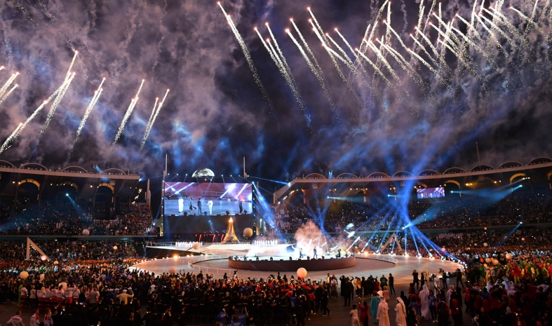 Назарбаев принял участие в церемонии открытия Всемирных Специальных Олимпийских игр