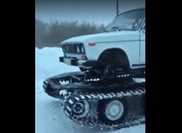 Казахстанец переделал «Жигули» в танк