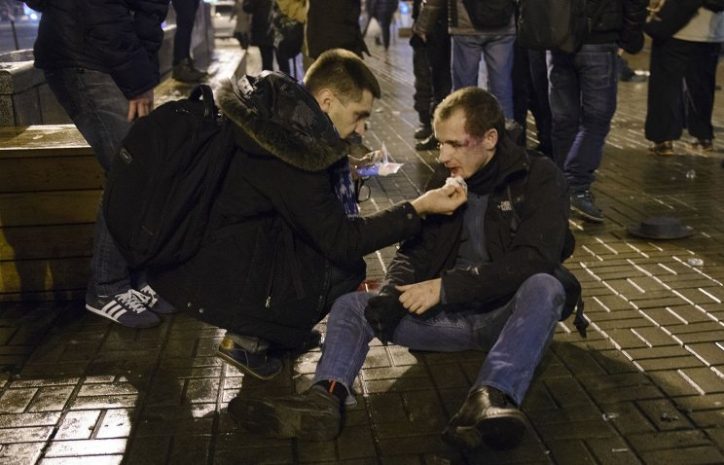 В Киеве в ходе драки между фанатами ранены более 11 человек