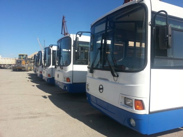 В Казахстан незаконно ввезли 80 китайских автобусов