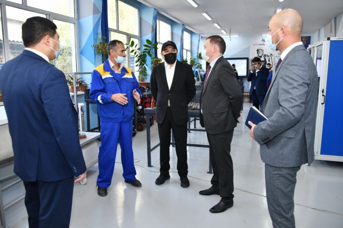 Ержан Бабакумаров ознакомился с модернизацией колледжей в рамках проекта «Жас маман»