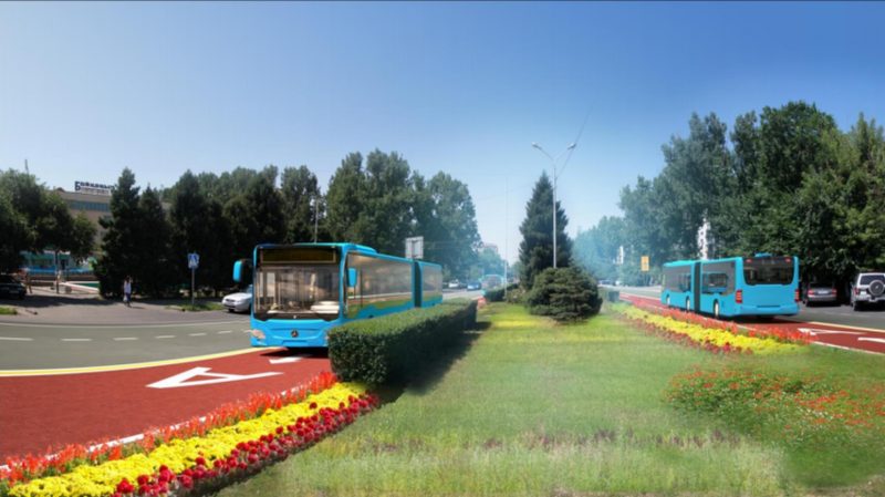 Где пройдет вторая линия BRT в Алматы