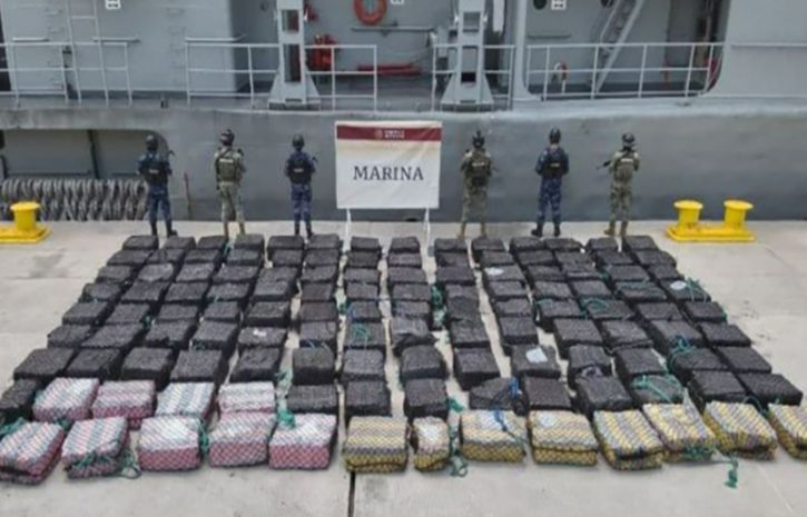 Судно с 3,5 тоннами кокаина задержано в Мексике