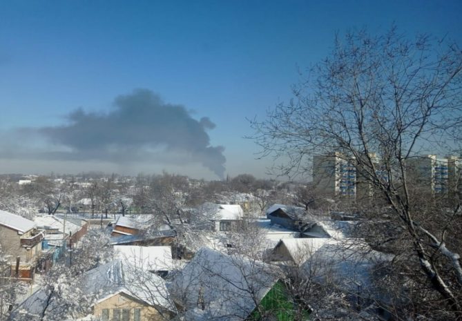 Возгорание кровли склада произошло в микрорайоне «Кокмайса» в Алматы