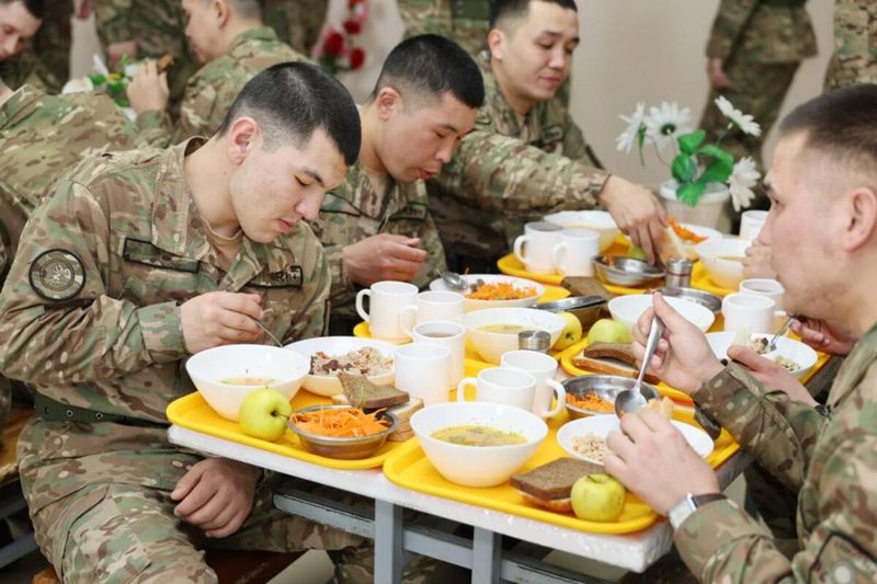 Тамақтану сапасын бағалауды Ұлттық ұлан қызметкерлері жүзеге асыра алады