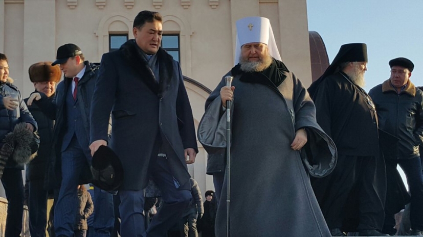 Митрополит Александр освятил новый православный храм в Павлодаре
