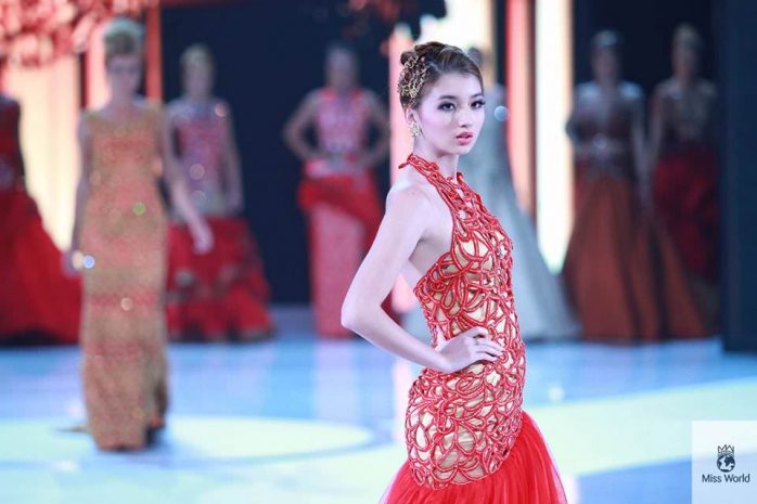 Предфинальные фото Айнур Толеуовой на «Мисс Мира - 2013»Эксклюзив