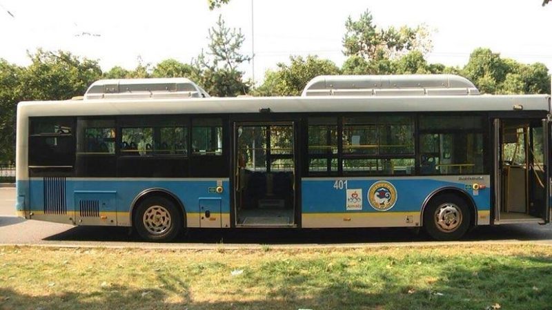 Очередное ДТП с автобусом в Алматы